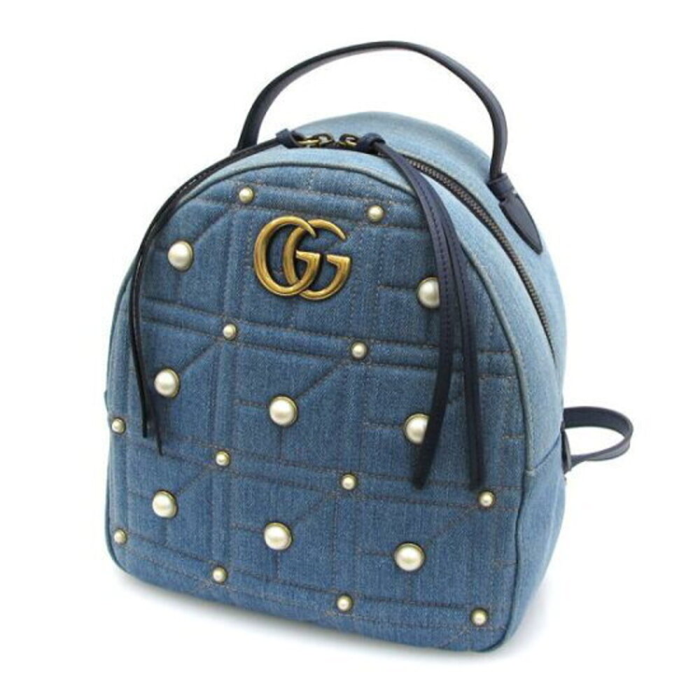 Gucci GG Marmont Denim Backpack